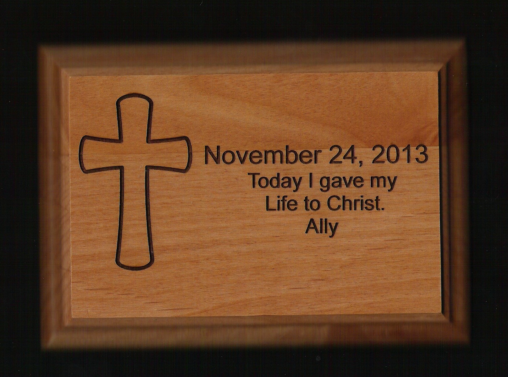 Ally Plaque