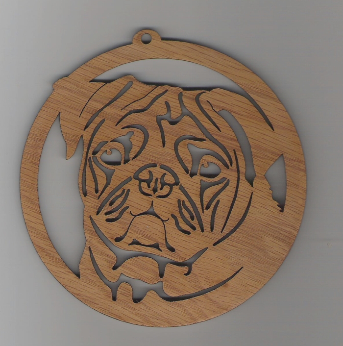 pug ornament